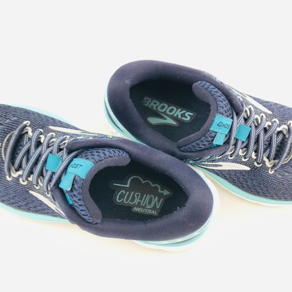 Womens Brooks Ghost 11 Running Shoes Sz 6.5 B Blue Teal in EXCELLENT Condition! - Picture 6 of 8